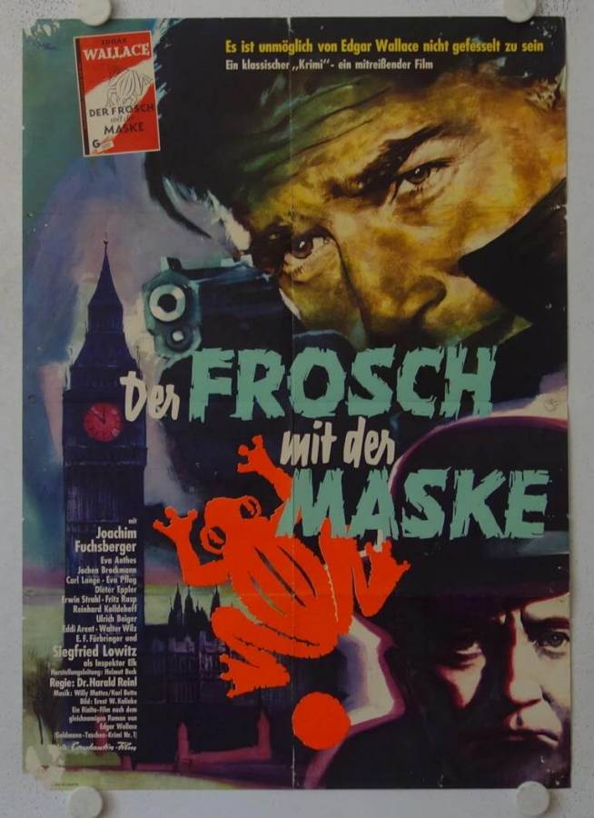 Der Frosch mit der Maske originales deutsches Filmplakat